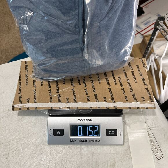 Ocean Coast Sweater Men Medium Blue Sweatshirt 1/4 Zip Cotton Blend Casual Beach - Picture 9 of 9